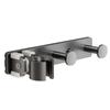 Banheiro Hole-free Hand Shower Bracket Banheiro Multifuncional Espaço Alumínio Pendurado Na Parede Gancho Gancho Bico Base