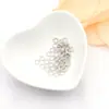Anel Argola Torcida Cor Dourada 18K com Design Floral, Acessório de Materiais para Pulseira de Cristal com Contas DIY Feito à Mão