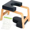 Taburete de Yoga de Madera, Silla de Equilibrio de Yoga de Madera para Uso en Casa, Taburete de Madera para Inversiones de Yoga