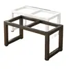 Patas de mesa de hierro pies de mesa soporte marco metálico patas de mesa de comedor mesa de café base marco de soporte simple para escritorio de computadora