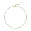 Diseño de Moda Minimalista Vintage Collar de Perlas Geométrico Personalidad Dongdaemun Accesorio de Moda Choker Artístico de Celebridad de Internet para Mujer