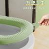 Alfombrilla de baño de EVA con cojín de pasta, funda de inodoro universal para las cuatro estaciones, funda de inodoro lavable para el hogar, venta al por mayor