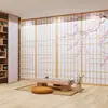 Papel de Parede Estilo Japonês Tatami Sala de Chá Papel de Parede Script-Killing Madeira Maciça Imitação 3D Quarto Privado Bistrô Restaurante de Sushi Revestimento de Parede