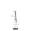 Pinza para alimentos de acero inoxidable 304, pinza para pan para el hogar, pinza para alimentos, pinza de cocina, plato antiquemaduras, barbacoa, bistec, silicona