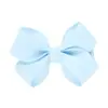 Color de Contraste Tres Dimensiones Hoja Retorcida Lazo Accesorios para el Cabello de Niños Pasador Pinza Lateral Bebé Lindo Pasador Explosión de ins 646