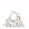 Bolso de Mano Nicho con Lazo Versión Coreana Bolso Dumpling para Mujer 2025 Otoño Nuevo Moderno Versátil Elegante Bolso Bandolera de un Solo Hombro
