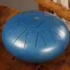 Hua Shu tambor etéreo de 8 pulgadas y 11 tonos instrumento de percusión tambor de lengua de acero para adultos introducción instrumento simple tambor etéreo portátil