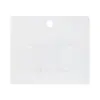 Tarjetas de Papel Kraft para Packaging de Joyería sin Imprimir, Tarjetas para Pasadores de Pelo, Accesorios para el Cabello de Plástico PVC para Manualidades, Tarjetas de Packaging Transfronterizo