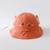 Gorro de Bebé Estilo Delgado para Primavera y Otoño Sombrero de Pescador para Niños Sombrero de Cubo con Protección Solar para Bebés Niñas Niños Verano