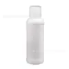 En stock 10 20 30 50 100ml botella blanca de pe a prueba de luz botella flip tapa mariposa sub-botella para loción