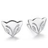 Aretes de Moda Personalizados con Cabeza de Zorro Creativa Estilo Coreano para Mujer