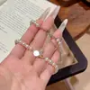 Pulsera de Perlas Shijia de Alto Brillo, Pulsera Saturno de Moda Transfronteriza, Lujo Ligero, Sensación de Gama Alta, Pulsera Exquisita de Nicho