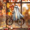 Magia de Halloween Transfronteriza Serie Pequeña Bruja Colgante Plano Acrílico Nuevo Colgante 2D para Bolsa de Coche
