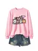 Sudadera deportiva para mamá nueva para mujer, cuello redondo, manga larga, moderna y elegante, tienda independiente de Amazon eBay
