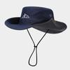 Sombrero de Montañismo para Exterior Moda para Hombre Pico de Montaña Bordado Sombrero de Sol de Maíz Grande para Mujer Verano Cubre la Cara Protección Solar Sombrero de Sol A Prueba de Viento