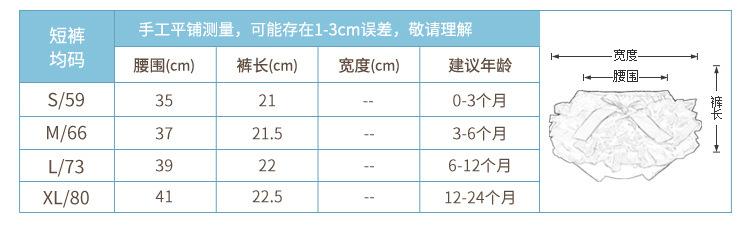 尺码表