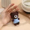 Llavero de Muñeca Tejida Hecha a Mano, Producto Terminado de Animalito Lindo, Adornos Creativos, Accesorios para Coche, Colgantes, Regalos Personalizados