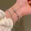 Pulsera Cuadrada de Mariposa con Circonita Estilo Lujo Ligero Nicho de Gama Alta Refinada Pulsera de Celebridad de Internet Versátil Nuevo Artículo para Mujer