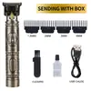 Cortapelos T9 Transfronterizo Cabezal de Aceite Tallado Eléctrico para Cabello Artefacto de Afeitado Casero para Adultos Cortapelos Eléctrico Lavable para Hombres