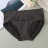 Nuevo Estilo Otoño para Mujer de Algodón Puro Antibacteriano de Cintura Media Talla Grande para Niñas Transpirables Amigables con la Piel Calzones de Color Sólido Venta al por Mayor