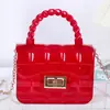 2026 PVC Mini Bolsa de Gelatina Transparente Xadrez Bolsa Pequena Simples Bolsa de Ombro Transversal Venda Direta da Fábrica Pequena Quantidade