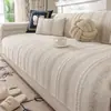 2026 Nuevo Cojín de Sofá Estilo Crema Chenilla Cubierta de Sofá Universal para Todas las Estaciones Tela para Cojín de Asiento con un Tacto Lujoso y Sofisticado