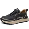 Sapatos Masculinos Transfronteiriços Primavera e Outono Nova Moda Tênis Casual Moda Versátil Antiderrapante Resistente ao Desgaste Sapatos Masculinos Torre