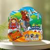 Imanes de Nevera Metálicos de Mongolia Interior Pegatinas Magnéticas Personalizadas de Madera y Epoxi Souvenirs Turísticos Productos Culturales y Creativos de Turismo de Hohhot