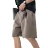 Pantalones de Vestir Elásticos a Rayas Finas de Verano para Hombre, Shorts Rectos de Nuevo Estilo Británico
