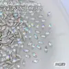Zircônia Branca Fundo Plano Nail Art Mini Pequena Zircônia Pequena Decorações Mistas Strass de Nail Art Brilhantes Super Brilhantes Atacado
