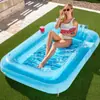 En stock Balsa Inflable Transfronteriza Piscina Fiesta en la Playa con Portavasos Plegable Piscina para Bronceado Tumbona Bronceado Baño