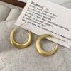Moda Europea y Americana, Sencillos y Lujosos, Pendientes Cepillados de Gama Alta, Versátiles para el Trabajo, Estilo de Nicho, Diseño Elegante, Pendientes Personalizados