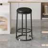 Silla de Barra de Recepción Taburete Alto Taburete de Barra de Cajero Silla de Isla Lujo Ligero Comercial de Gama Alta Silla de Barra de Hierro