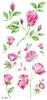 Exclusiva transfronteriza para la serie TL, pegatinas de tatuaje de flores a prueba de agua, pegatinas de tatuaje de transferencia de agua, juego de puntos