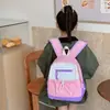 Nueva Mochila Escolar de Otoño para Jardín de Infancia, Mochila de Viaje de Otoño con Color de Contraste a la Moda, Mochila Pequeña Ligera para Ocio al Aire Libre para Niños y Niñas