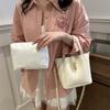 Bolsa de balde popular deste ano feminina na moda nova primavera e verão all-match bolsa de ombro bolsa de mensageiro textura bolsa feminina