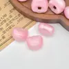 Pingente Cadeado da Sorte em Resina Olho de Gato Esculpido à Mão Fio Vermelho para DIY Corrente de Celular Acessório para Bolsa Material