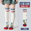Calcetines para Niñas, Calcetines Largos de Verano, Calcetines Dulces para Niños, Calcetines de Algodón con Encaje de Dibujos Animados, Lindos Calcetines Largos hasta la Rodilla para Primavera y Verano