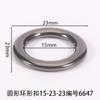 Diámetro Interior Circular 15mm Círculo Hebilla Circular Ropa Hebilla de Zapato Hebilla de Aguja Flor de Zapato Accesorios de Bolsa Mocasines Zapatos O