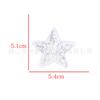 Parche Bordado de Estrella de Cinco Puntas con Lentejuelas Multicolor Nuevo para Reparación de Agujeros en Ropa, Parche de Decoración DIY, Estilo para Planchar