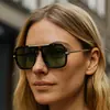 Gafas de Sol de Moda con Montura Cuadrada Personalidad Transfronteriza Tendencia Europea y Americana Gafas de Sol de Montura Grande Gafas de Sol Anti-UV
