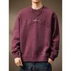 Sudadera Redonda con Estampado de Marca de Moda Estilo Italoamericano para Hombre, Estilo Primavera y Otoño, Top Holgado de Manga Larga, Nuevo Modelo 2026