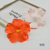 Chapéu de Palha de Férias Flor de Hibisco Decoração Flor na Cabeça Flor de Hibisco Estilo Havaiano Sessão de Fotos na Beira-Mar Adorno de Cabeça Arranjo de Flores