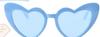 Nuevas gafas de sol Love Party, tendencia transfronteriza, gafas de sol de moda con forma de corazón, gafas de sol con sonido tembloroso con venta al por mayor