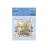 Paquete de 50 Pegatinas Transparentes de Dibujos Animados Simples para Viajes al Aire Libre, Material PET Transparente Impermeable para Decoración de Cuadernos