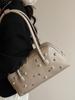 2025 Nuevo Bolso de Hombro para Viajero de Temperamento Simple de Moda Retro Niche Sobaco Gran Capacidad Bolso de Mujer de Moda
