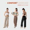 Procesamiento y Personalización de Pantalones Deportivos Ligeros para Exterior Impermeables, Leggings, Pantalones de Yoga, Ropa de Fitness Plisada con Cordón para Mujer