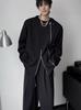 Moletom Diablo High Street Gola Redonda Coleção Primavera e Outono 2025 Estilo Americano Marca Tendência Solto Zíper Design de Nicho Manga Longa Planky Bonito Top