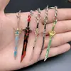 Llavero Colgante Original de Dios Mini Modelo de Metal Arma de Cinco Estrellas Juguete Periférico Colgante para Mochila Pequeña Joyería