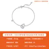 Pulsera de Plata S925 con Forma de Calabaza Estilo Chino Lujo Ligero Versátil Moissanita, Joyería de Mano de Diseño de Nicho de Lujo Ligero para Mujeres al por Mayor